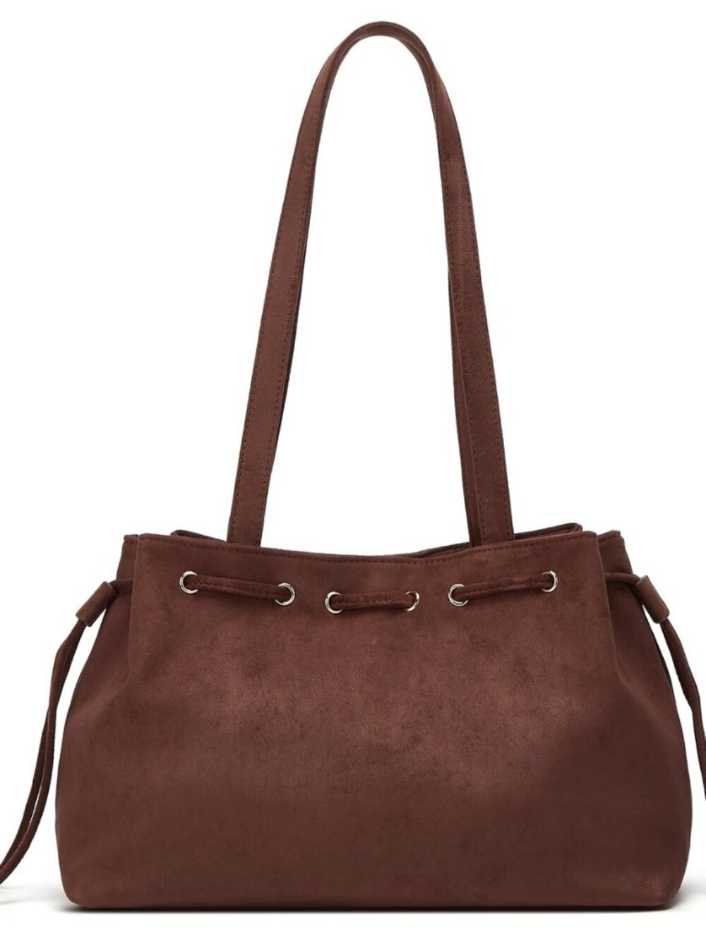 Slouchy Suede Hobo Bucket Bags Women Cute Underarm Shoulder Bag Crescent